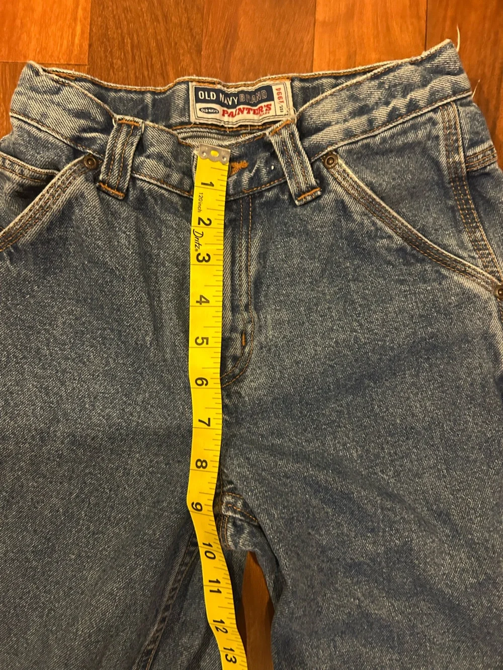 Old Navy Painters Cargo Jeans Boys Size 12 Slim Youth